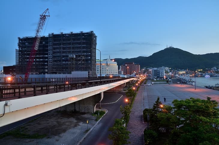 ともえ大橋若松町付近